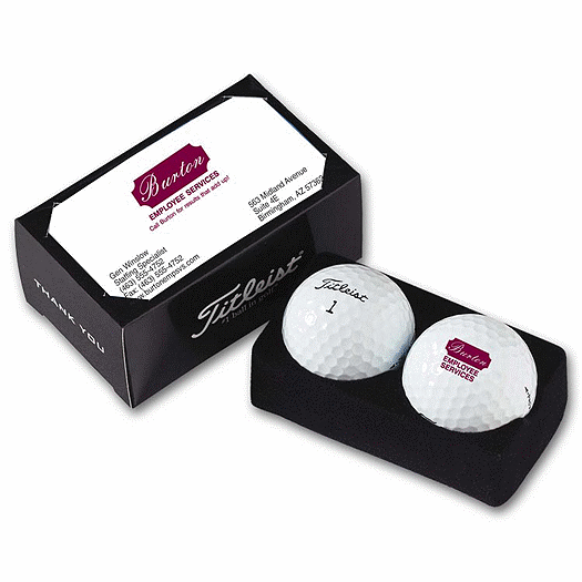 Titleist Two-Ball Business Card Packs - Office and Business Supplies Online - Ipayo.com
