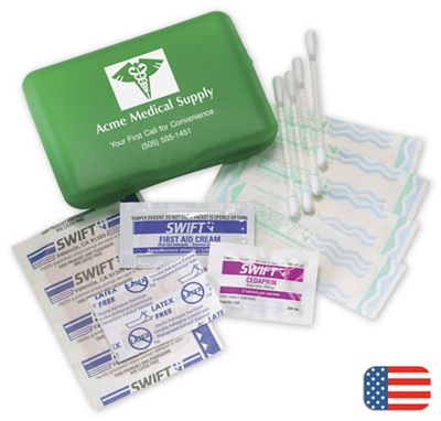 3 1/8 x 4 5/16 x 13/16 Companion Care First Aid Kits