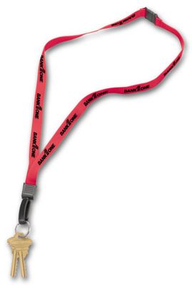 2 x 1 9/16 Breakaway Lanyards with Key Ring 1/2