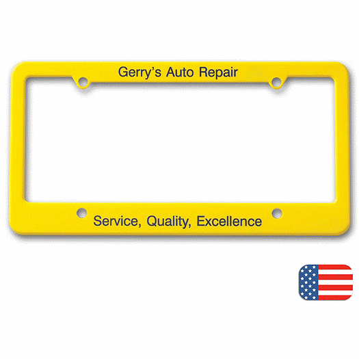License Plate Frame - Straight Bottom - Office and Business Supplies Online - Ipayo.com