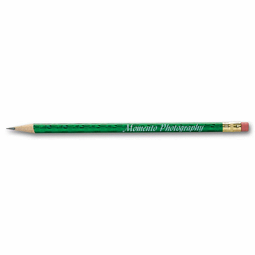 Round Barrel Pencils, Foil - Office and Business Supplies Online - Ipayo.com