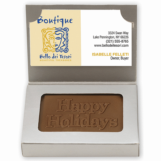 Milk Chocolate Business Card - Office and Business Supplies Online - Ipayo.com