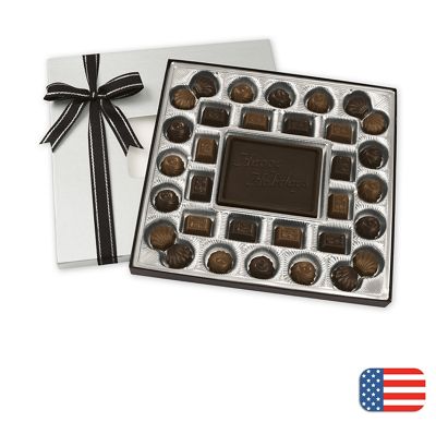 Dark Chocolate Truffle Gift Box - 16 oz. - Office and Business Supplies Online - Ipayo.com