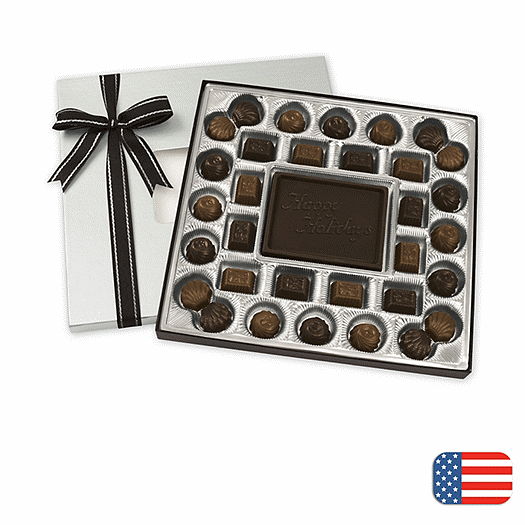 Dark Chocolate Truffle Gift Box - 16 oz. - Office and Business Supplies Online - Ipayo.com
