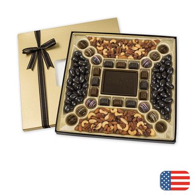 Premium Confection Assortment with Truffles 36 oz Dark Choc