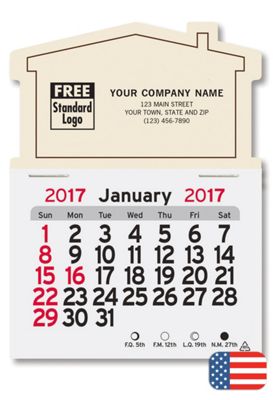 2017 Monthly Magnetic House Calendar