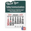 3 x 4 2017 Monthly Magnetic Thank You Calendar