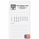 3 1/2 x 6 1/4 2017 BIC Magnetic Rectangle Calendar with Notepad