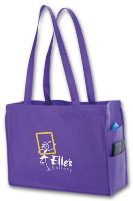 Non-woven side Pocket Tote - small - Office and Business Supplies Online - Ipayo.com