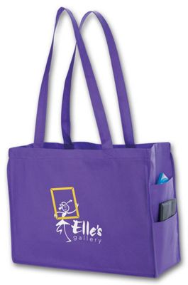 16 x 6 Non-woven side Pocket Tote – Small