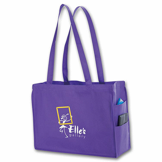 Non-woven side Pocket Tote - small - Office and Business Supplies Online - Ipayo.com