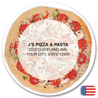 3  dia Pizza Magnet