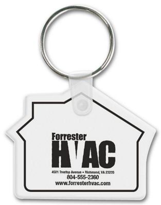 1 5/16  x  1 13/16 House Key Tag