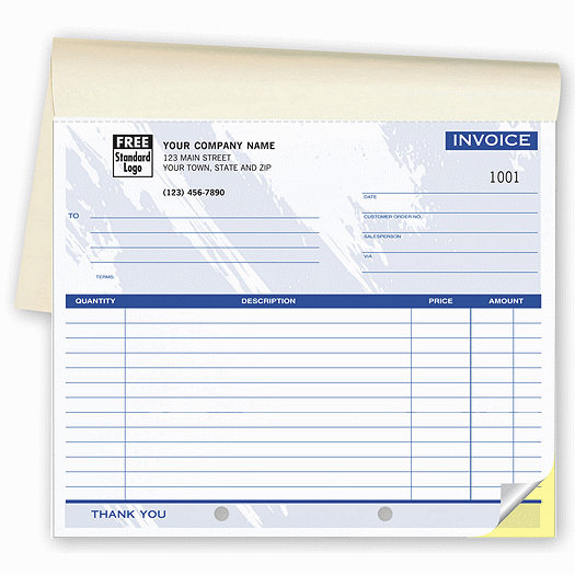 Invoices - Small Lined Booked