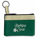 4 1/2 x 3 1/4 Keyring Zippered Classic Pouch