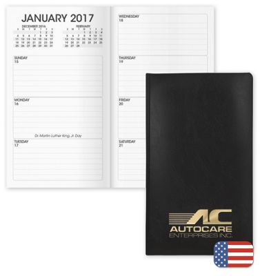 3 5/8  x 6 3/8 2017 Castillion Weekly Planner