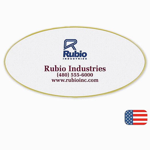Oval Name Badges - Office and Business Supplies Online - Ipayo.com
