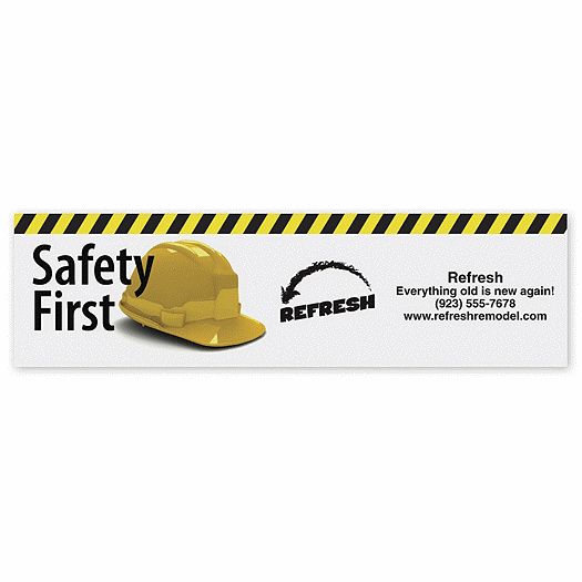 Safety Bumper Sticker - Office and Business Supplies Online - Ipayo.com