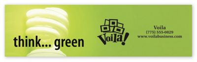 Green Bumper Sticker - Office and Business Supplies Online - Ipayo.com