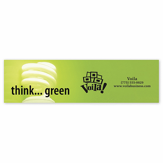 Green Bumper Sticker - Office and Business Supplies Online - Ipayo.com