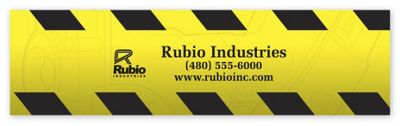 Caution Tape Bumper Sticker - Office and Business Supplies Online - Ipayo.com