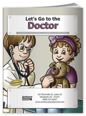 8 x 10 1/2 Let’s Go To The Doctor Coloring Book
