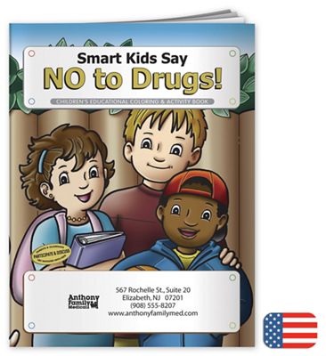 8 x 10 1/2 Say No To Drugs Coloring Book