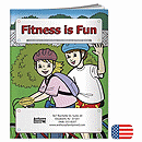 8 x 10 1/2 Fitness Is Fun Coloring Book