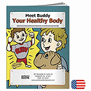 8 x 10 1/2 Your Healthy Body Coloring Book