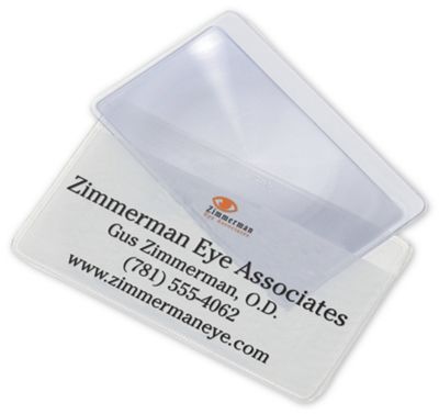 3 1/4 x 2 Business Card Magnifier