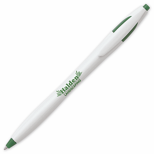 Spa Classic White Click Pen - Office and Business Supplies Online - Ipayo.com