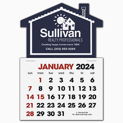 Stick Up Calendar House - Office and Business Supplies Online - Ipayo.com
