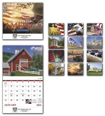 11 x 19 2017 Celebrate America Wall Calendar