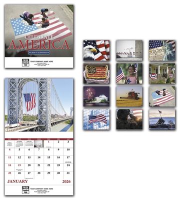 11 x 19 2017 Celebrate America Wall Calendar