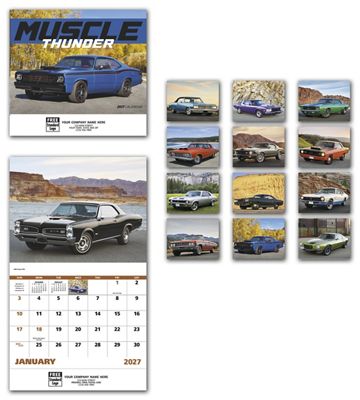 Muscle Thunder Wall Calendar