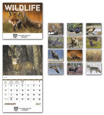 Wildlife Portraits Wall Calendar