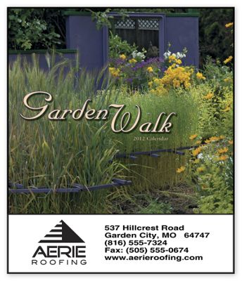 Garden Walk Miniature Calendar