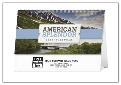 6 x 4 1/2 2017 American Splendor Desk Calendar