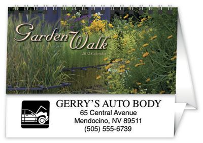 Garden Walk Desk Calendar