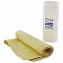 Customers will remember your business message every time something needs drying with this handy Shammie in a tube. Great for cars, boats and bodies, this towel does it all! Handy packaging! Shammie rag packed in a white pvc tube.