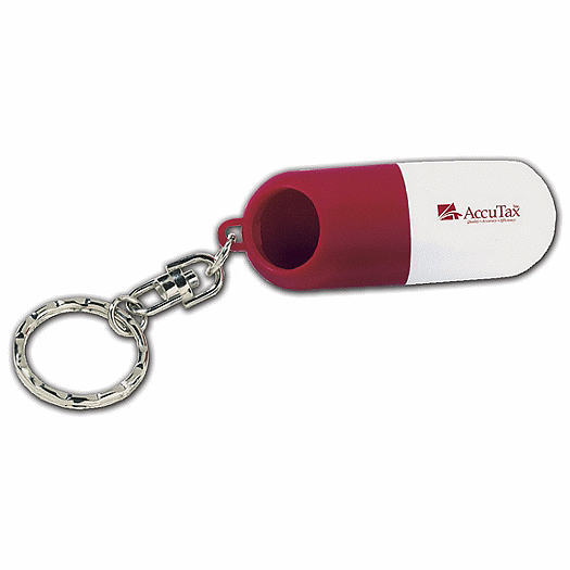 Capsule Pill Holder Key Ring - Office and Business Supplies Online - Ipayo.com