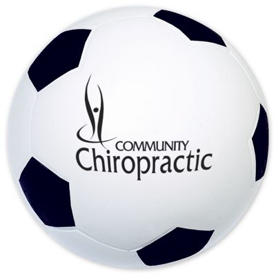 2 1/2  diameter Soccer ball Stress Reliever