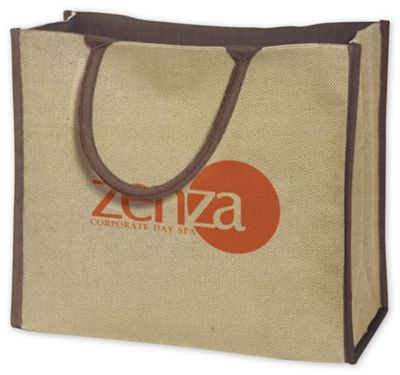 15 1/2  x 14  x 7 1/2′ Super Jute Tote