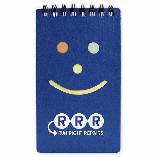 Eco Smiley Sticky jotter - Office and Business Supplies Online - Ipayo.com