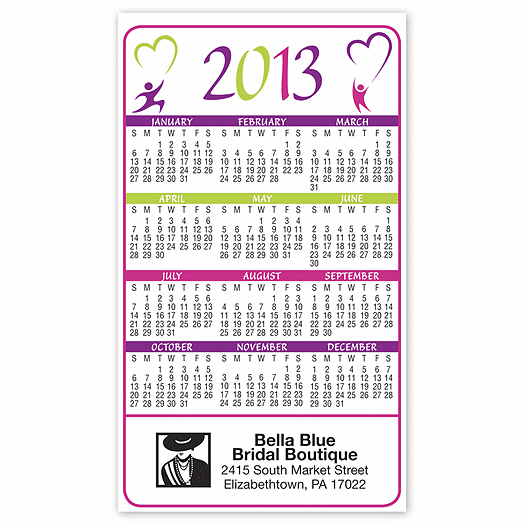 Health Heart Magnet Calendar - Office and Business Supplies Online - Ipayo.com