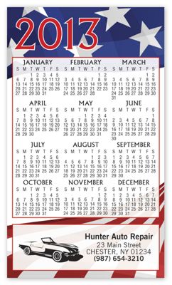 US Patriotic Magnet Calendar - Office and Business Supplies Online - Ipayo.com