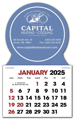 Stick Up Calendar Circle - Office and Business Supplies Online - Ipayo.com