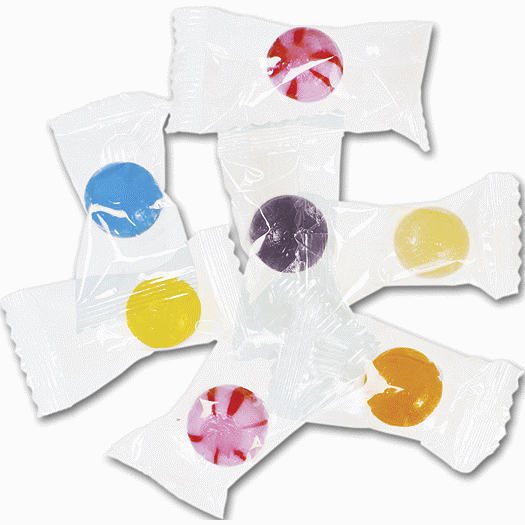 Assorted Fruit Candy (clear stock wrapper) - Office and Business Supplies Online - Ipayo.com
