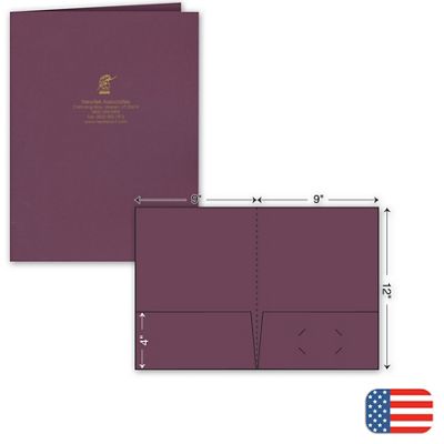 Standard Presentation Folder - Foil Imprint - Office and Business Supplies Online - Ipayo.com