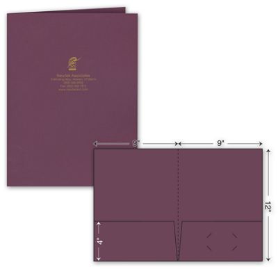 Standard Presentation Folder - Foil Imprint - Deluxe Corp.